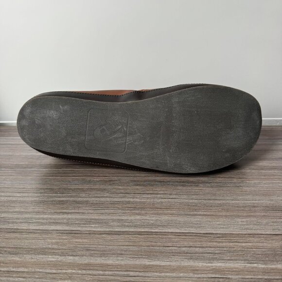 OluKai Moloa Men’s Nubuck Slipper Loafers Shoes $140 in Toffee Dk Wood - Picture 11 of 15